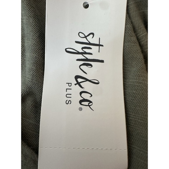 Style & Co Top Women 1X Pull Over Flower Stretch Long Sleeve Boho Bohemian‎ New - Picture 7 of 10